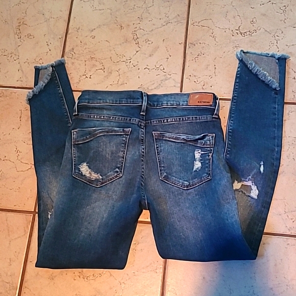 Express Denim - Express jeans size 4, distressed